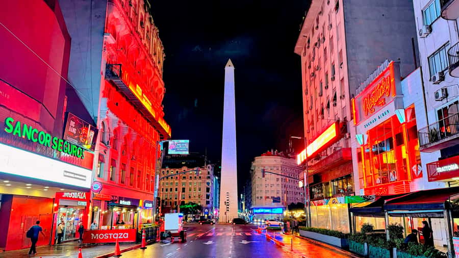 Buenos Aires After Dark: A City Lights & Sunset Experience - Plaza de Mayo at Night: The Obelisk Area Comes Alive
