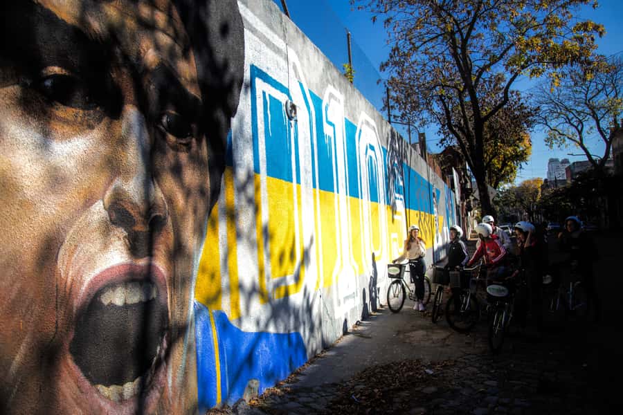 Buenos Aires: Full Day Bike Tour with Lunch - La Boca, La Bombonera, and Caminito: color you can ride through
