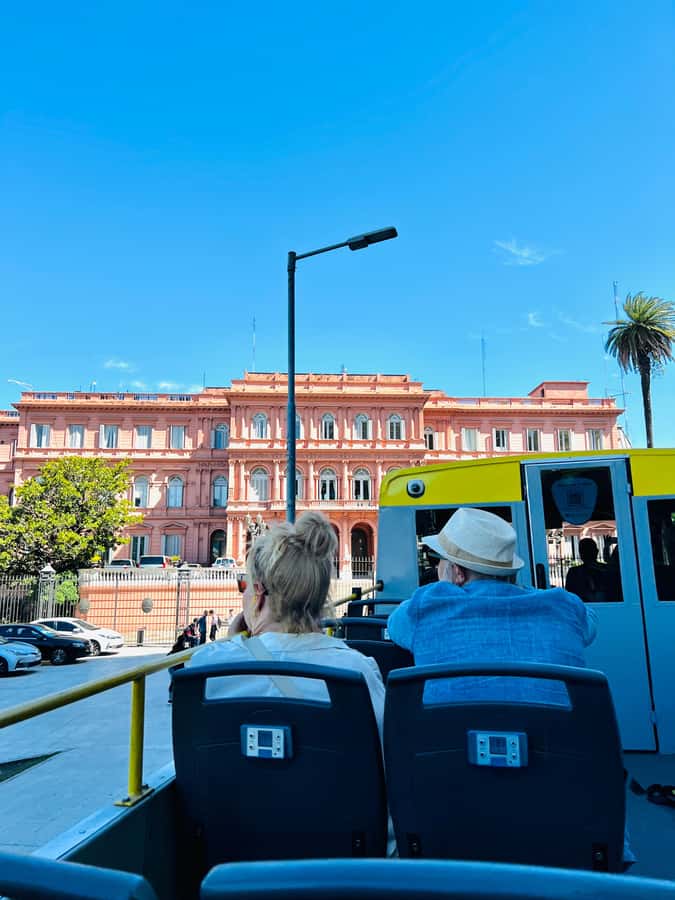 Buenos Aires Hop-On Hop-Off Bus and Exclusive Benefits - The big loop in plain English: Downtown to La Boca to Palermo