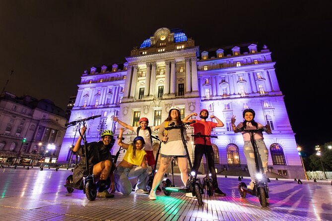 Buenos Aires Night Tour on Electric Scooter - Scooters, helmets, and how to avoid the first-turn faceplant