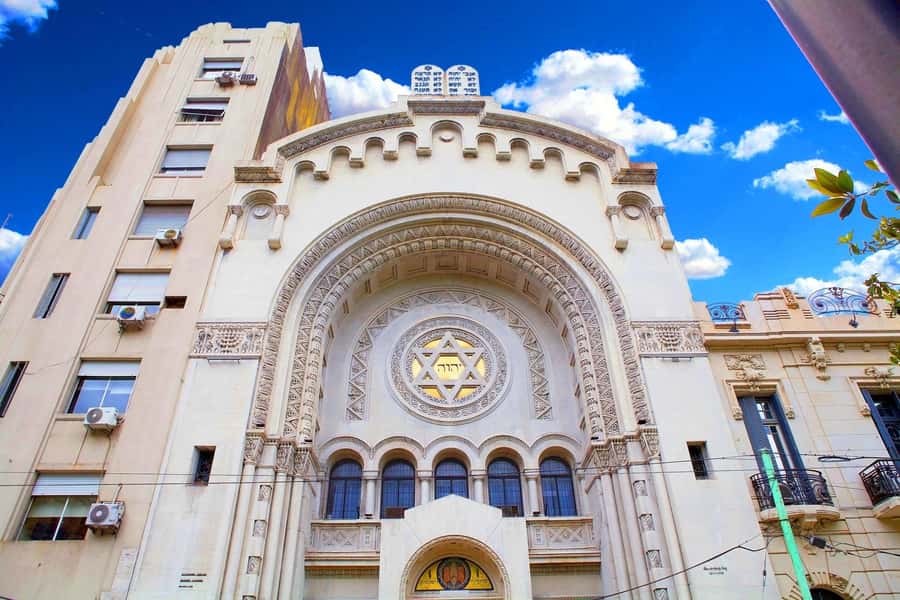Jewish Sites Buenos Aires Private Walking and Car Tour - Templo Libertad and the old Jewish quarter on Libertad Street