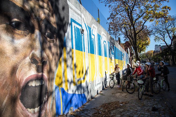 La Boca and City Center Bike Tour - La Boca: murals, football passion, and the La Bombonera stop