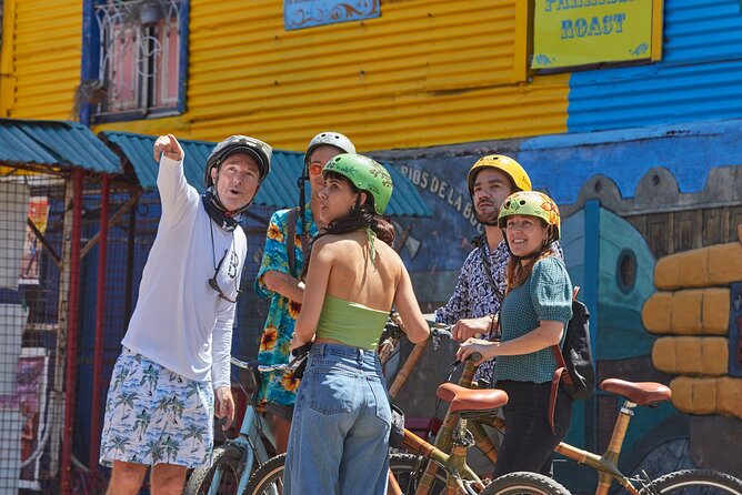 Private Off the Beaten Path: Hidden Urban Art Bike Tour - La Boca’s murals: collectives, soccer energy, and working-class color