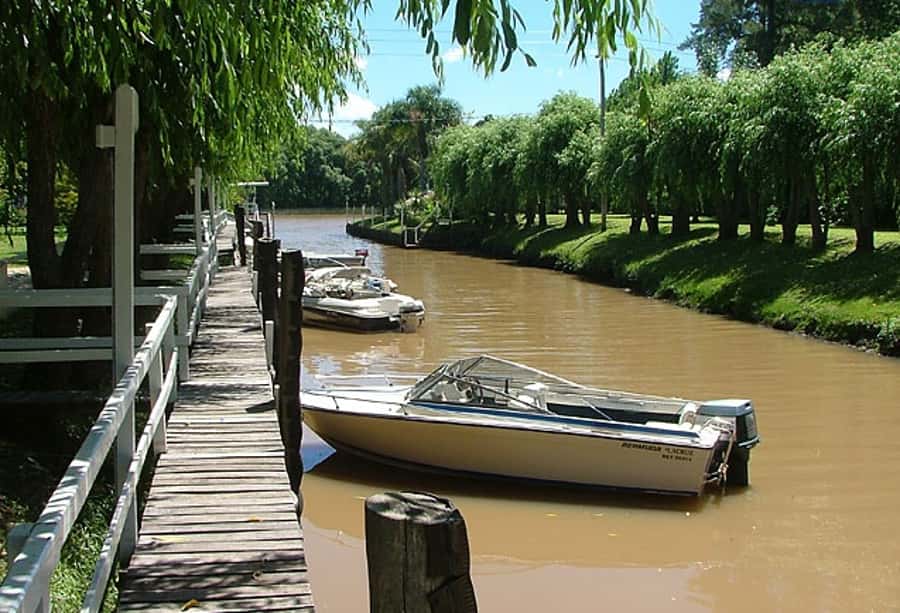 Tigre with Lunch overlooking the River and Navigation - Approaching Buenos Aires: Puerto Madero Views and Aeroparque Air Traffic