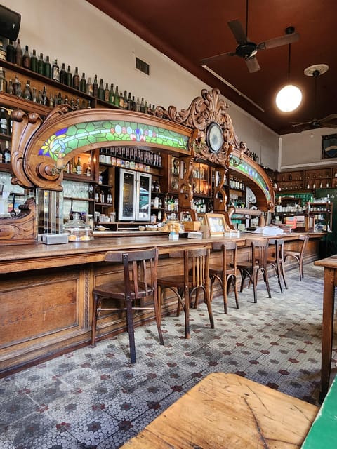 Walking Tour of San Telmo and La Boca with local food - San Telmo cafe culture: cafe y medialunas before you walk