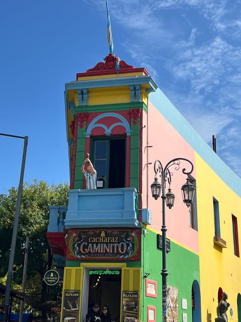 Walking Tour of San Telmo and La Boca with local food - Caminito street and choripan: street food you can actually plan around