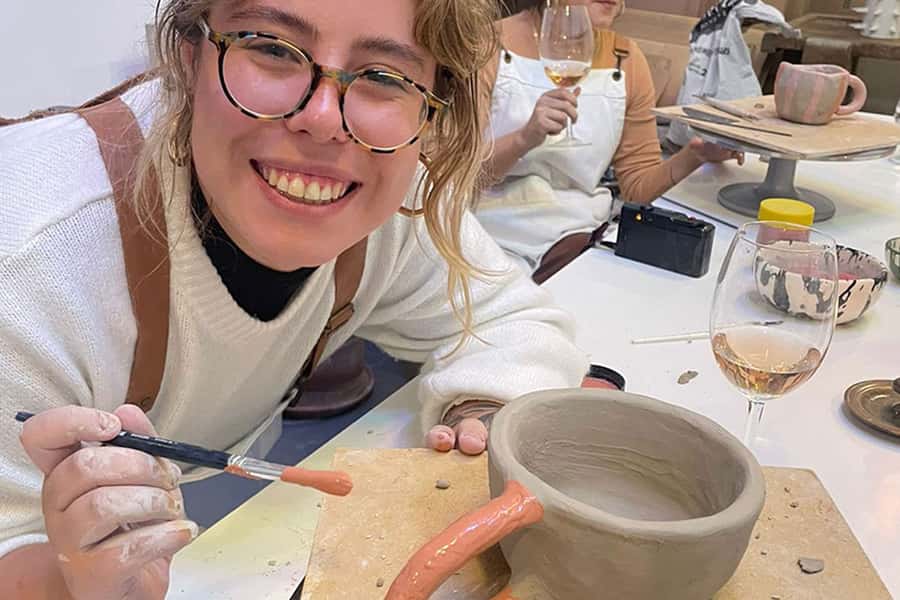 Wine & Pottery Class For Beginners in Buenos Aires Argentina - How the glazing and firing work: what you take home and when