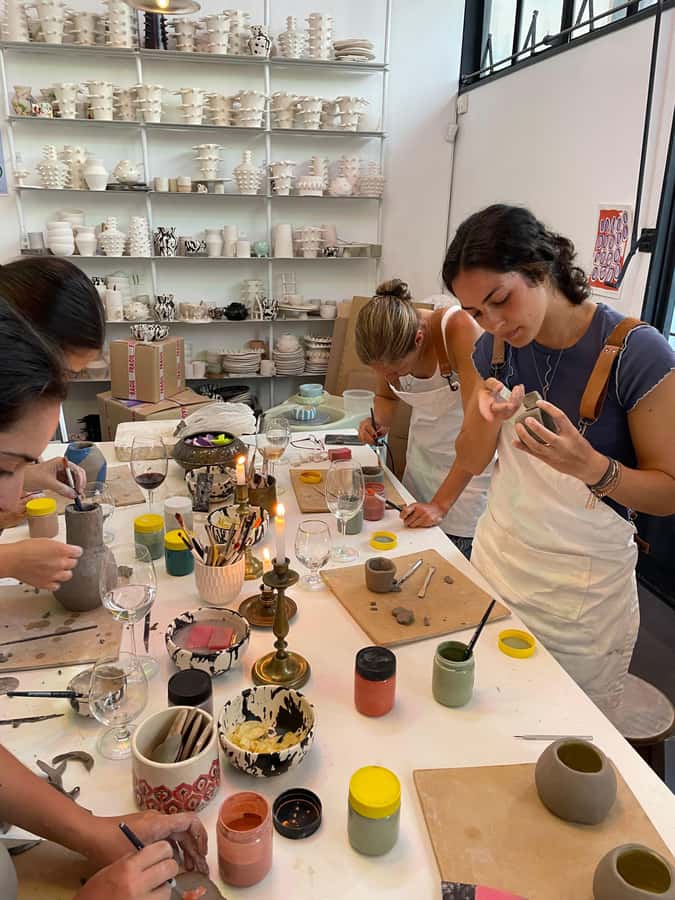 Wine & Pottery Class For Beginners in Buenos Aires Argentina - What you’ll actually make: hand-built ceramics with real creative freedom